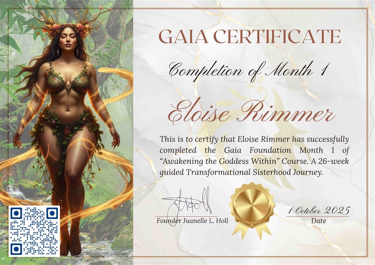Certificate — Eloise
